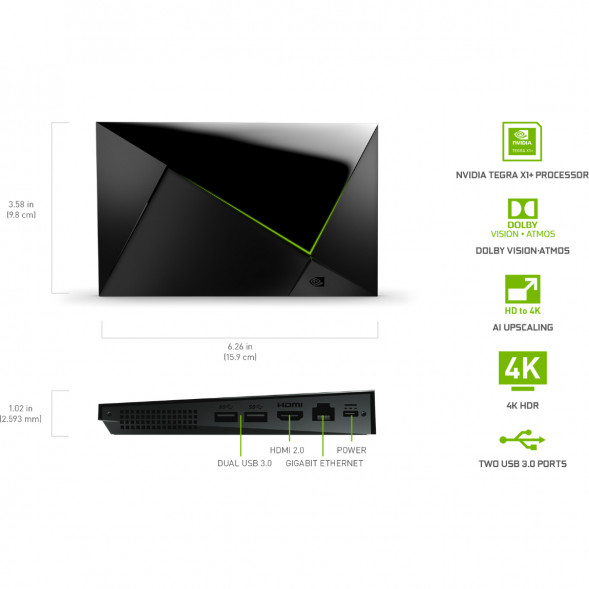 ТВ-приставка NVIDIA SHIELD TV PRO, черный в Екатеринбурге