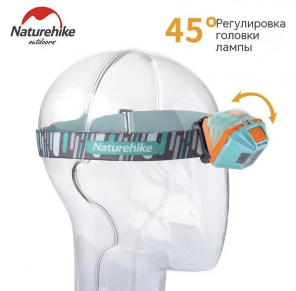 Налобный фонарь Naturehike TD-02, красный/белый в Екатеринбурге