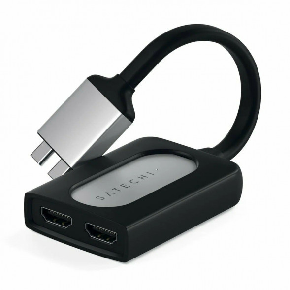 Адаптер Satechi USB-C Dual 4K HDMI Adapter (2xHDMI, USB Type-C) в Екатеринбурге