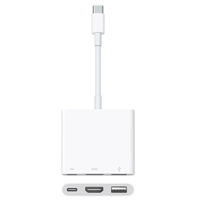 Адаптер Apple USB-C Digital AV Multiport Adapter, бел, MUF82ZM/A в Екатеринбурге