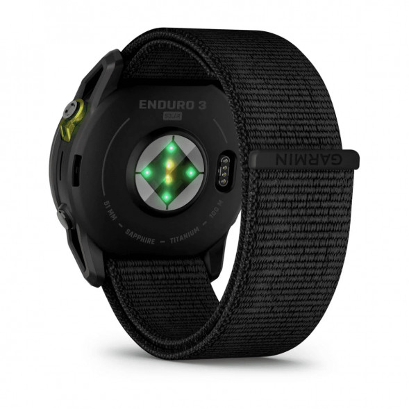 Умные часы Garmin Enduro 3 51mm Black с нейлоновым ремешком UltraFit 010-02751-01 в Екатеринбурге