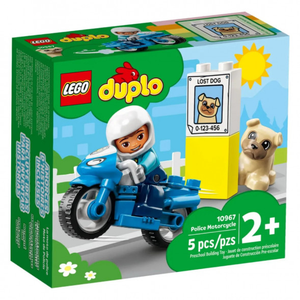 Конструктор LEGO DUPLO 10967 Полицейский мотоцикл в Екатеринбурге
