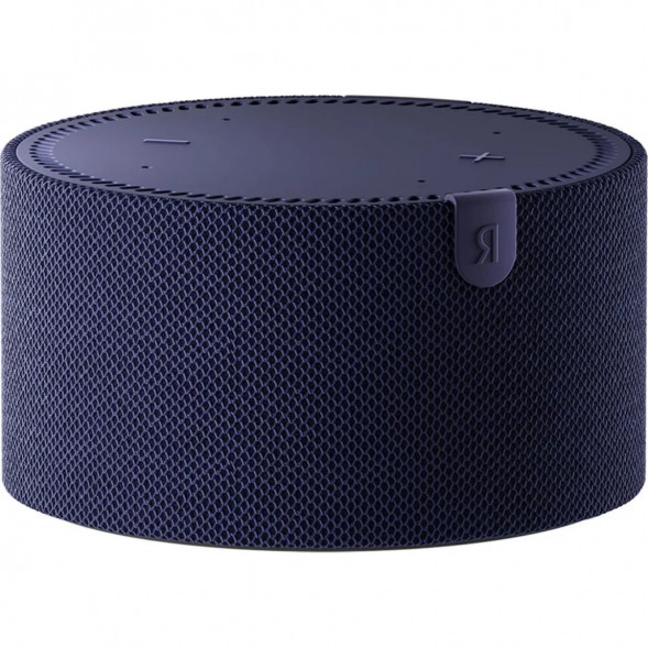 Умная колонка Яндекс Новая Станция Мини (с часами) - умная колонка с Алисой, синий сапфир в Екатеринбурге