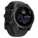 Умные часы Garmin Fenix E 47мм Amoled Slate Grey Steel с чёрным силиконовым ремешком 010-03025-01 в Екатеринбурге