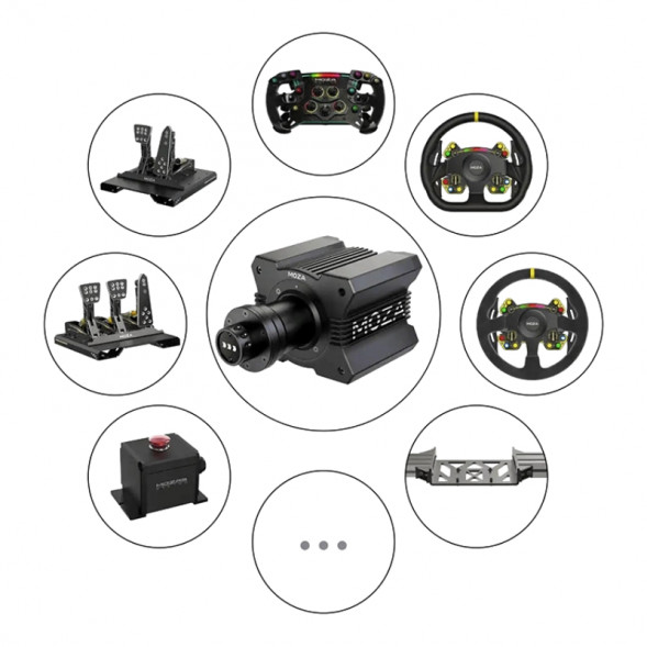 Рулевая база MOZA Racing R9 V2, черный в Екатеринбурге