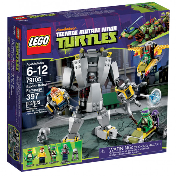Конструктор LEGO Teenage Mutant Ninja Turtle 79105 Нападение робота Бакстера в Екатеринбурге