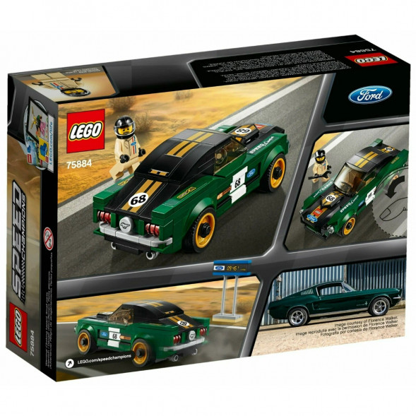 Конструктор LEGO Speed Champions 75884 1968 Ford Mustang Fastback в Екатеринбурге