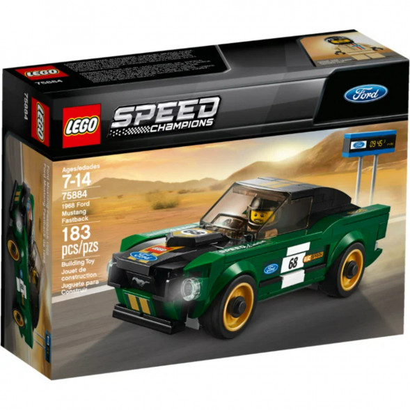 Конструктор LEGO Speed Champions 75884 1968 Ford Mustang Fastback в Екатеринбурге