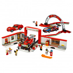 Конструктор LEGO Speed Champions 75889 Гараж Ferrari