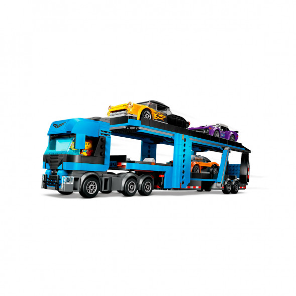 Конструктор LEGO City 60408 Грузовик-автовоз со спортивными автомобилями в Екатеринбурге