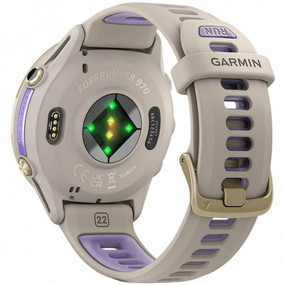 Умные часы Garmin Forerunner 970 Soft Gold Titanium/French Gray Translucent Indigo Band 010-02969-12 в Екатеринбурге