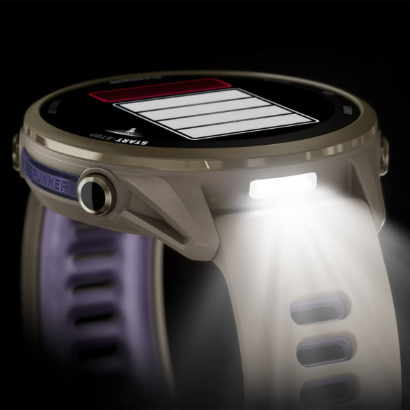 Умные часы Garmin Forerunner 970 Soft Gold Titanium/French Gray Translucent Indigo Band 010-02969-12 в Екатеринбурге