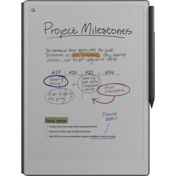 Графический планшет reMarkable Paper Pro + Стилус MarkerPlus + Чехол Book Folio Pro (Basalt) в Екатеринбурге