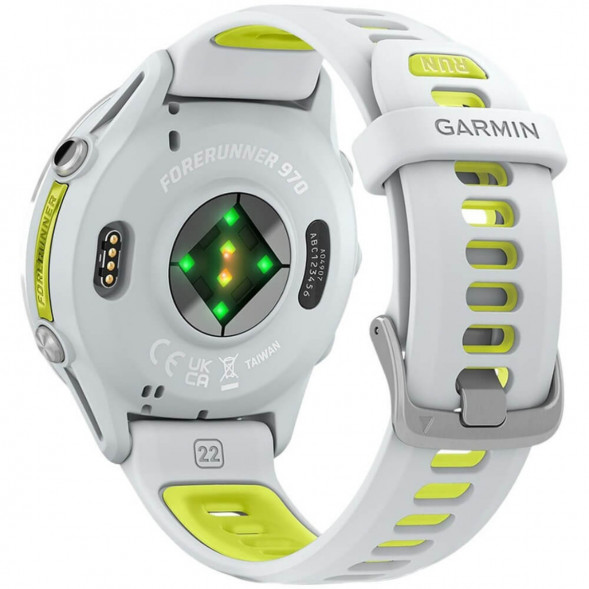 Умные часы Garmin Forerunner 970 Titanium Whitestone/Translucent Amp Yellow Band 010-02969-11 в Екатеринбурге