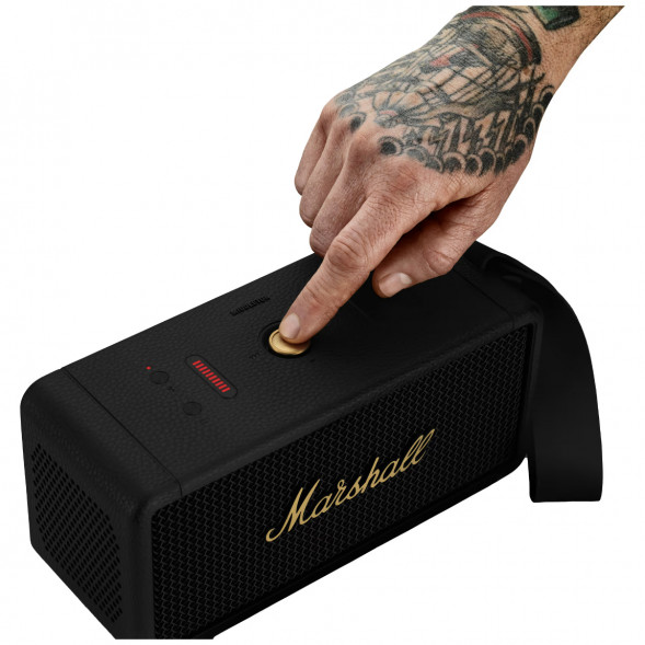 Портативная акустика Marshall Middleton, 60 Вт, черный и латунный в Екатеринбурге
