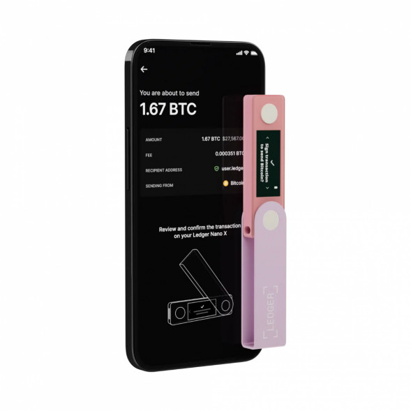 Аппаратный криптокошелек Ledger Nano X, Pastel Pink в Екатеринбурге