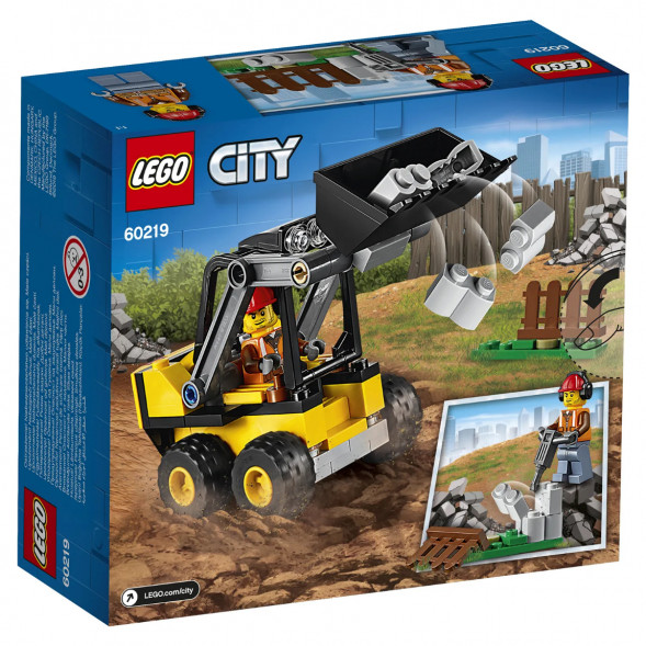 Конструктор LEGO City Great Vehicles 60219 Строительный погрузчик в Екатеринбурге