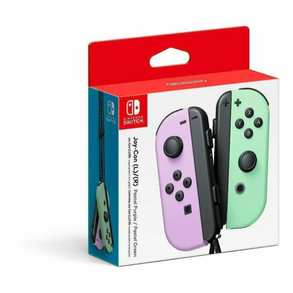 Геймпад Nintendo Switch Joy-Con controllers Duo, пастельный пурпурный / пастельный зеленый в Екатеринбурге