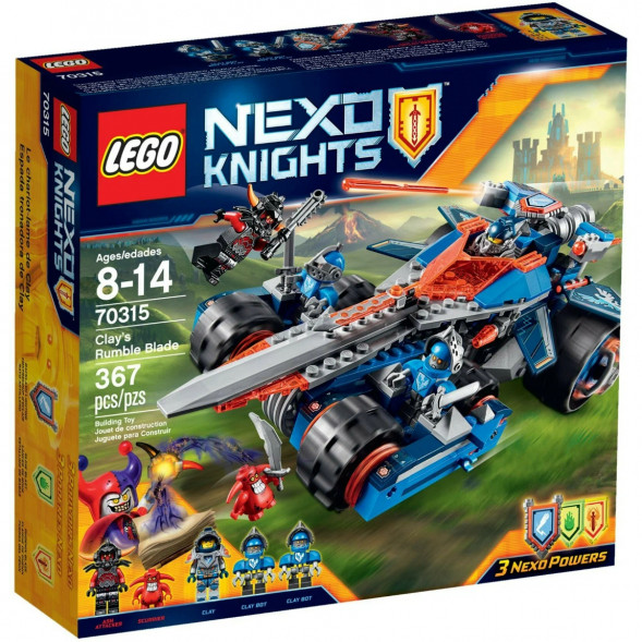 Конструктор LEGO Nexo Knights 70315 Устрашающий разрушитель Клэя в Екатеринбурге