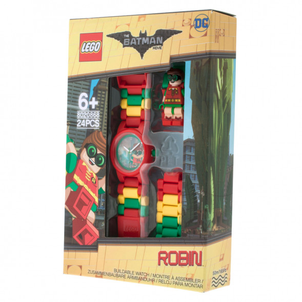 Часы LEGO Super Heroes 8020868 Batman Movie Робин с минифигуркой в Екатеринбурге