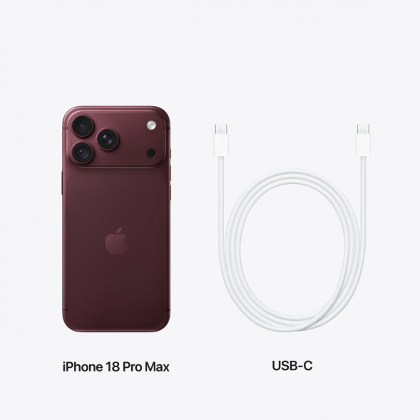 Смартфон Apple iPhone 18 Pro Max 256GB (eSIM), Burgundy в Екатеринбурге