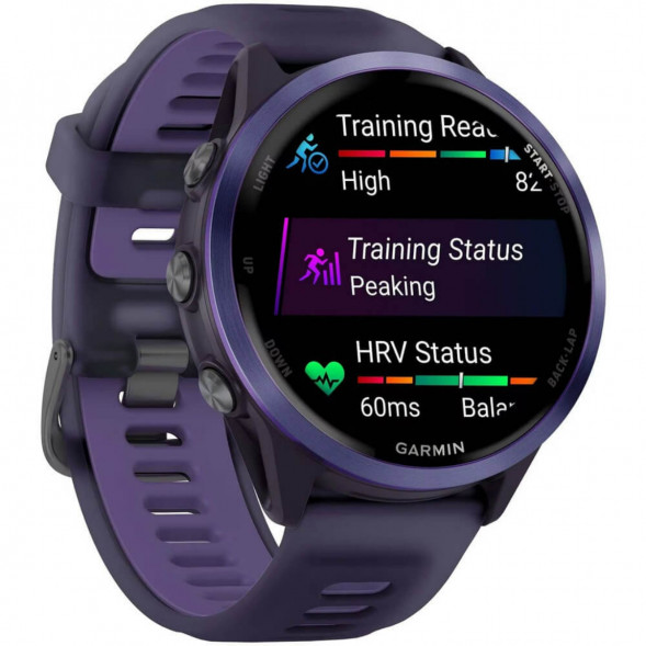 Умные часы Garmin Forerunner 570 47 мм Indigo Aluminium/Translucent Imperial Purple/Indigo 010-02971-02 в Екатеринбурге