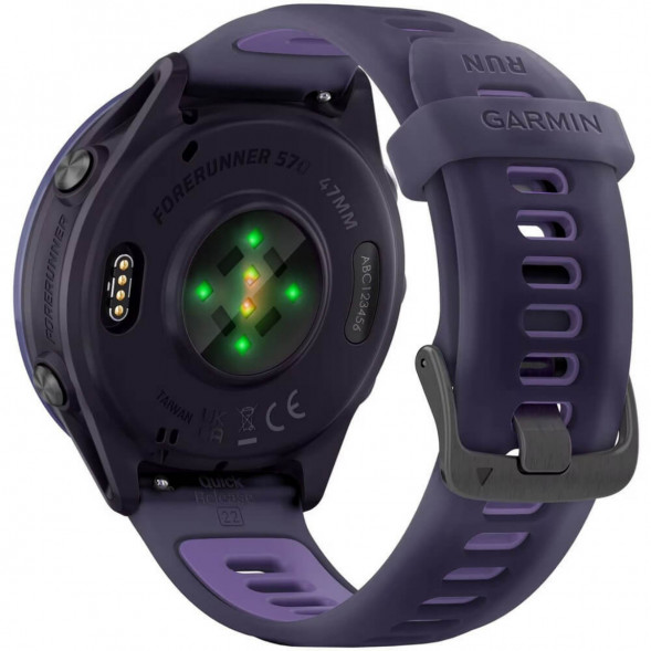 Умные часы Garmin Forerunner 570 47 мм Indigo Aluminium/Translucent Imperial Purple/Indigo 010-02971-02 в Екатеринбурге