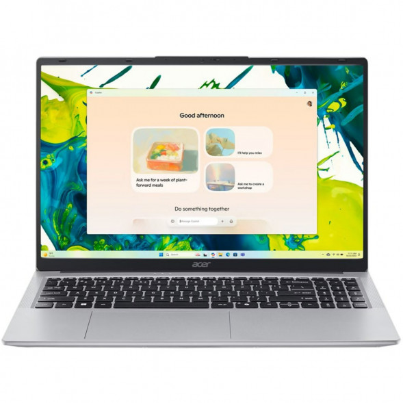 Ноутбук Acer Aspire Lite 15 AL15-54P-590V (15.6&amp;quot;, IPS, Intel Core Ultra 5, 8 ядер, 16 ГБ LPDDR5, 512 ГБ SSD, Intel Graphics), серебристый в Екатеринбурге