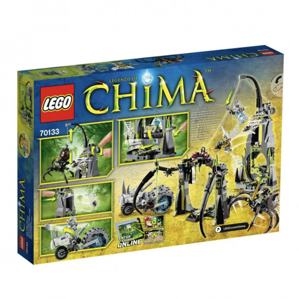 Конструктор LEGO Legends Of Chima 70133 Пещера Спинлина в Екатеринбурге