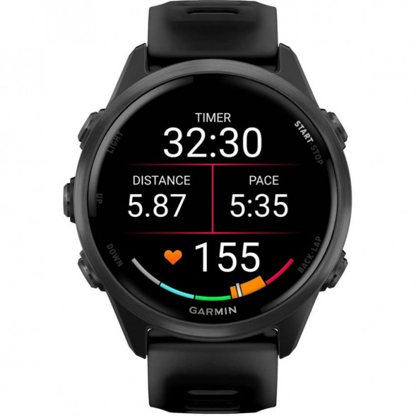Умные часы Garmin Forerunner 570 42 мм Slate Grey Aluminium/Translucent Black 010-02970-00 в Екатеринбурге