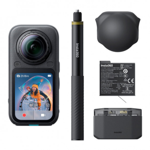 Экшн-камера Insta360 X6 Essentials Bundle, Black в Екатеринбурге