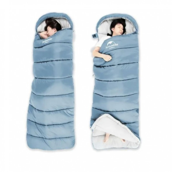 Спальный мешок Naturehike U250 (Левый), голубой в Екатеринбурге