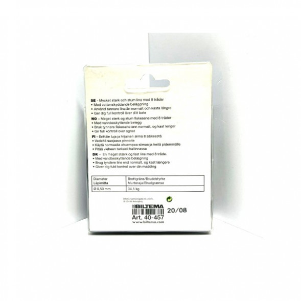 Леска Biltema 40-457 0,50mm 250m 34,5kg  (изумрудно-зеленый) в Екатеринбурге