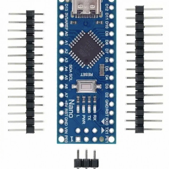 Микроконтроллер Arduino NANO TYPE-C V3.0 (совместимый) Atmega328 CH340 в Екатеринбурге