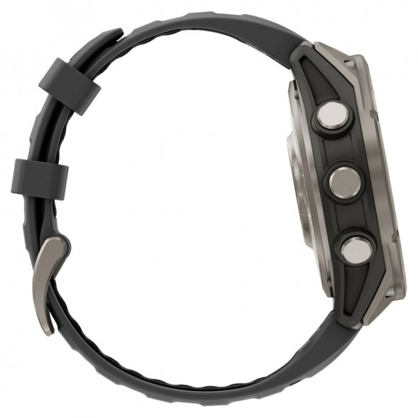 Умные часы Garmin Fenix 8 PRO, 47 мм, AMOLED, Sapphire, Titanium with Graphite/Black Silicone Band 010-03198-10 в Екатеринбурге