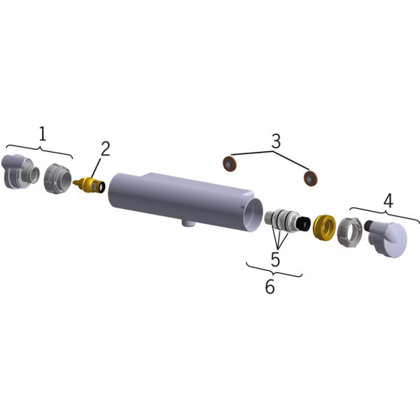 Термостатический смеситель для душа Oras Optima (7160), хром в Екатеринбурге