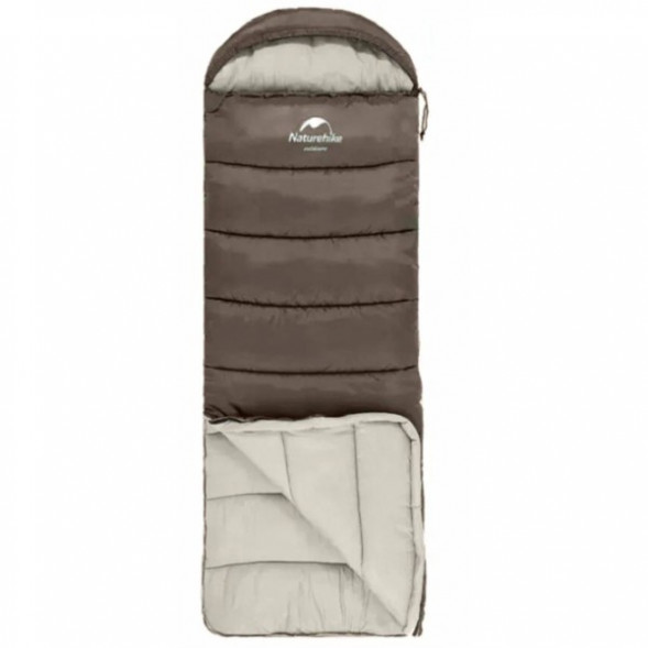 Спальный мешок Naturehike U250 (Левый), коричневый в Екатеринбурге
