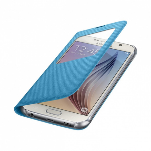 Чехол для Samsung Galaxy S6 S-View Cover (EF-CG920BLE), Blue в Екатеринбурге