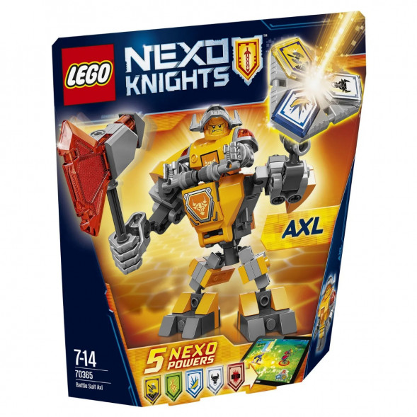 Конструктор LEGO Nexo Knights 70365 Боевые доспехи Акселя в Екатеринбурге