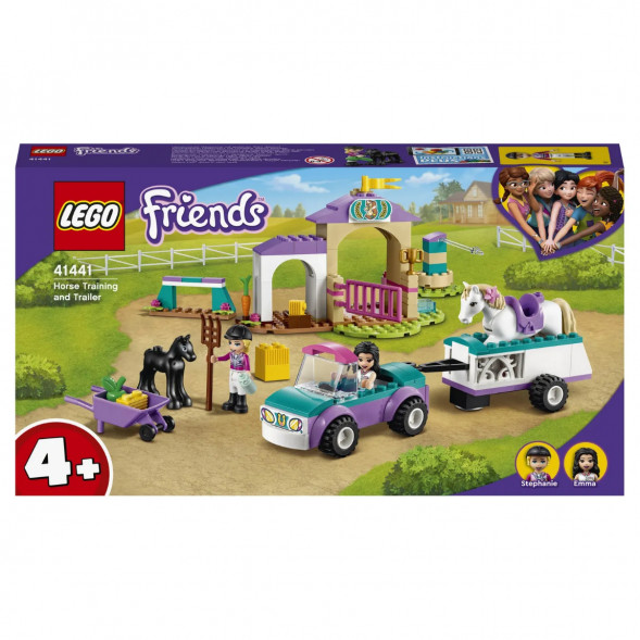 Конструктор LEGO Friends 41441 Тренировка лошади и прицеп для перевозки в Екатеринбурге