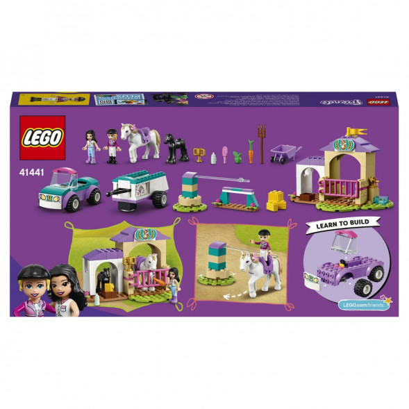 Конструктор LEGO Friends 41441 Тренировка лошади и прицеп для перевозки в Екатеринбурге