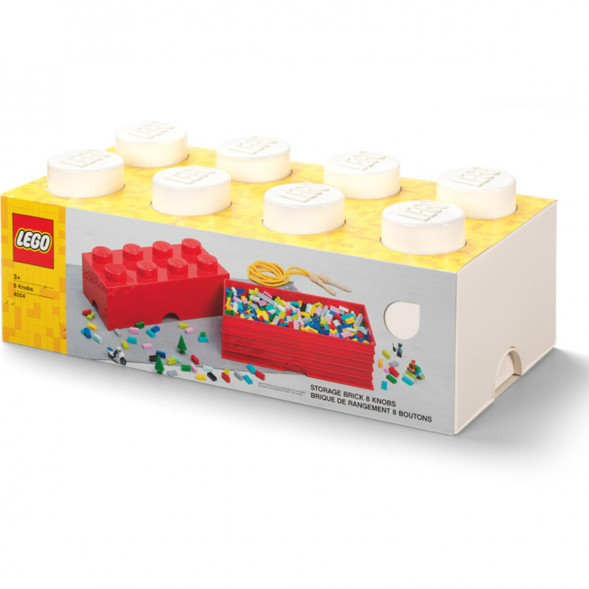 Пластиковый кубик для хранения LEGO Creator 4004, белый в Екатеринбурге