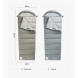 Спальный мешок Naturehike M300 (Левый), серый в Екатеринбурге