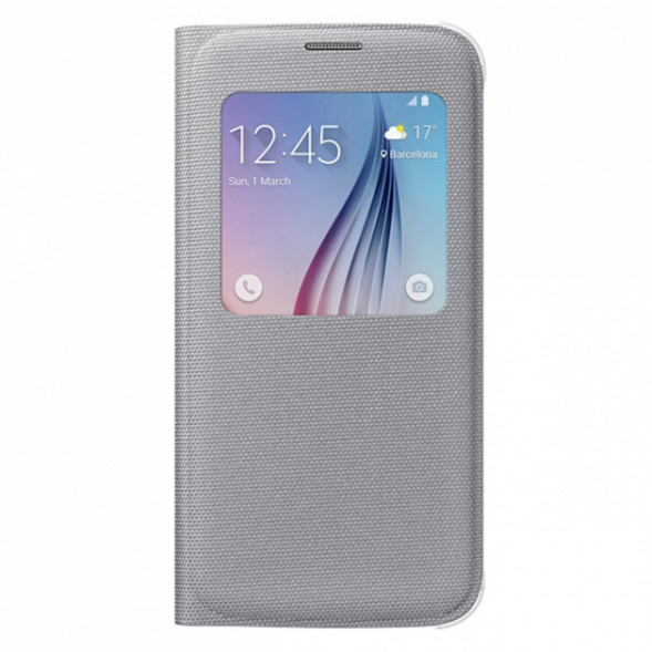 Чехол для Samsung Galaxy S6 S-View Cover (EF-CG920BSE), Silver в Екатеринбурге