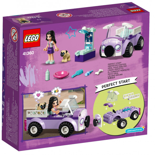 Конструктор LEGO Friends 41360 Передвижная ветклиника Эммы в Екатеринбурге