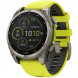 Умные часы Garmin Fenix 8, 51 мм, Solar, Sapphire Titanium with AMP Yellow/Graphite Silicone Band 010-02907-20 в Екатеринбурге