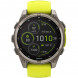 Умные часы Garmin Fenix 8, 51 мм, Solar, Sapphire Titanium with AMP Yellow/Graphite Silicone Band 010-02907-20 в Екатеринбурге