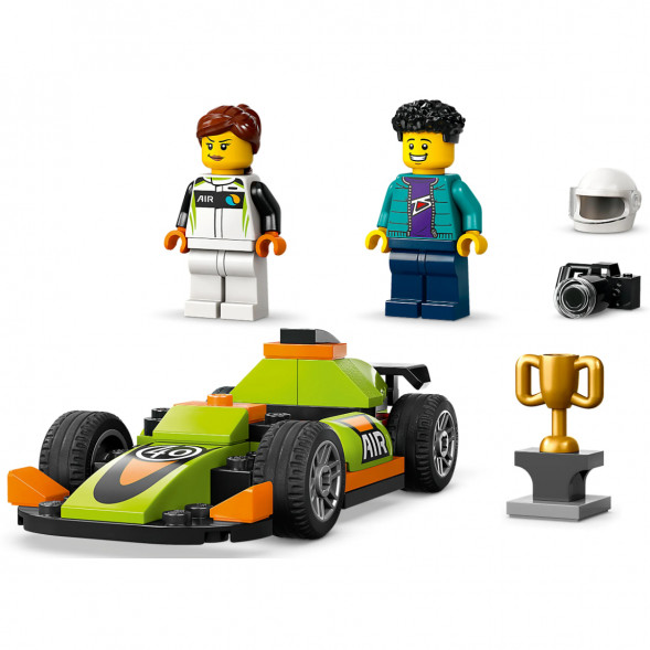 Конструктор LEGO City 60399 Зеленый Гоночный автомобиль в Екатеринбурге