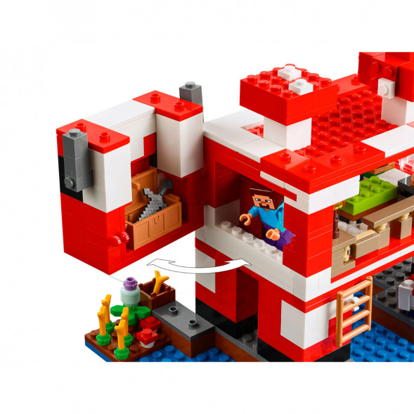 Конструктор LEGO Minecraft 21270 Грибной дом в Екатеринбурге