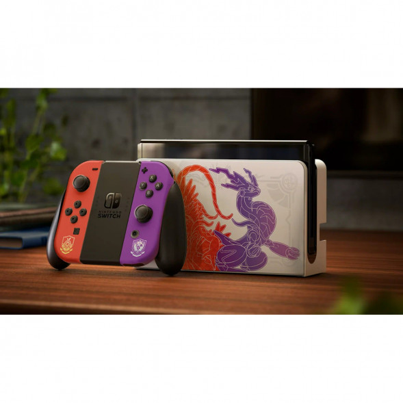 Игровая приставка Nintendo Switch OLED 64 ГБ, Pokemon Scarlet &amp;amp; Violet Edition в Екатеринбурге